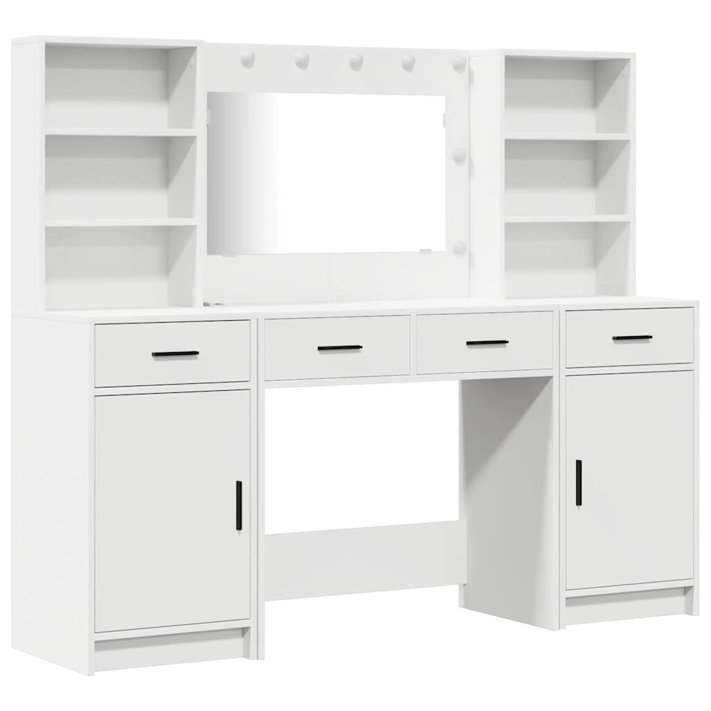 Dressing Table Set With Drawer 3 Pcs 78.5 X 41 X 135 Cm